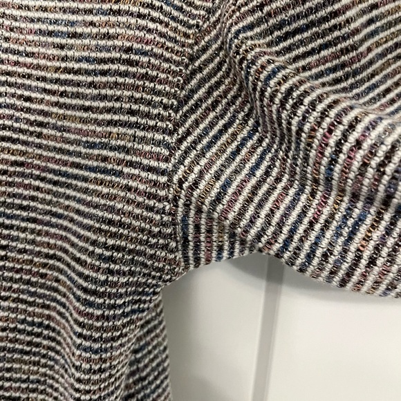 Madewell Rainbow Textured Ribbed Turtleneck Top, size small - Picture 10 of 13